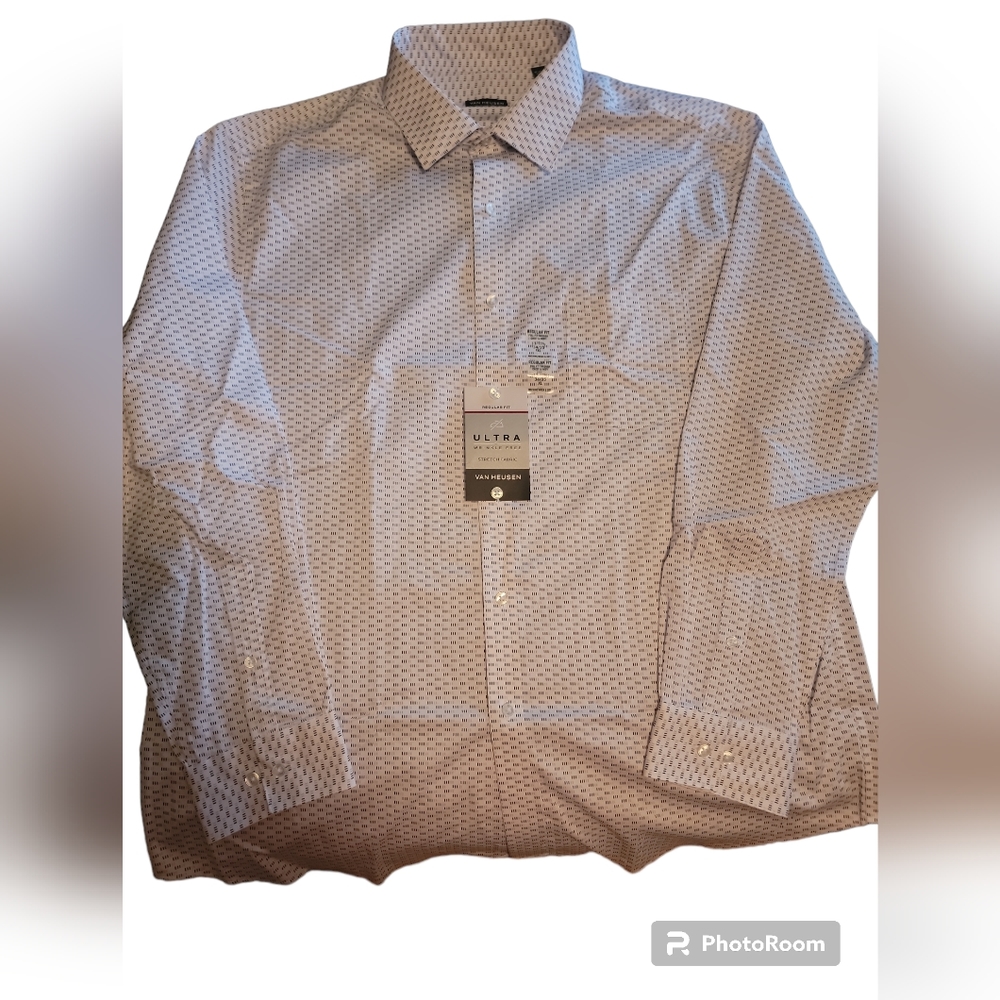 Van Heusen regular fit shirt 17-17 1/2, 34/35